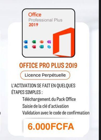 Office Pro plus 2019