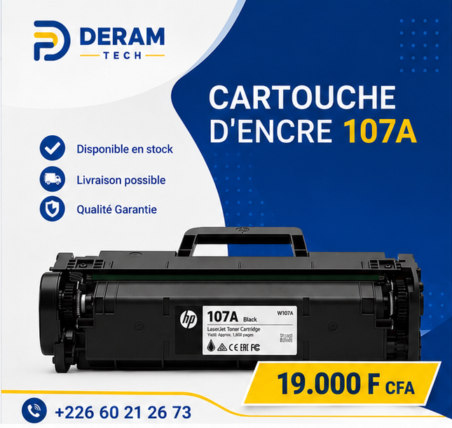 HP-CARTOUCHE D'ENCRE 107A