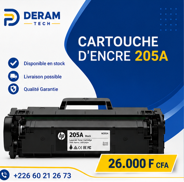 HP-CARTOUCHE D'ENCRE 205A